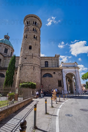 Bell tower at Ravenna Cathedral