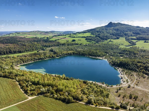 Aerial view of Lake Binningen