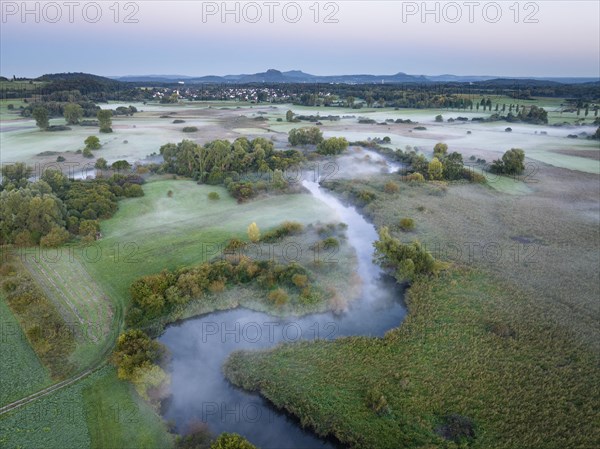 Aerial view of the Radolfzeller Aach