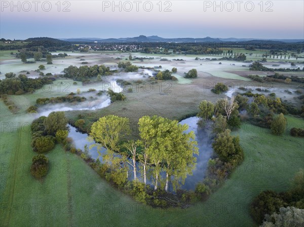 Aerial view of the Radolfzeller Aach