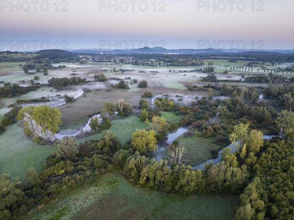 Aerial view of the Radolfzeller Aach