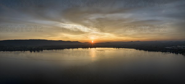 Aerial panorama of Untersee