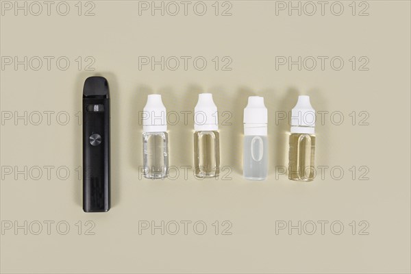 Bottles with liquid solutions for electronic cigarettes