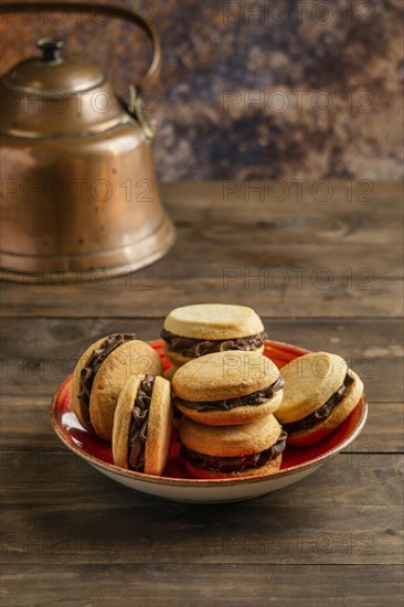 High angle biscuits bowl