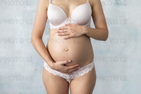 Pregnant woman waiting her baby
