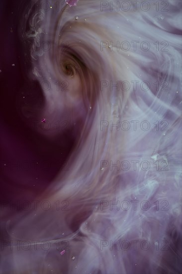 Smoke drained into vortex abstract