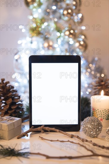 Tablet christmas decorations