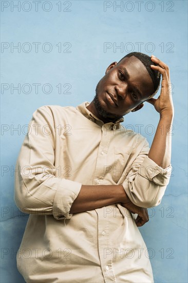 Young man posing outdoor 6