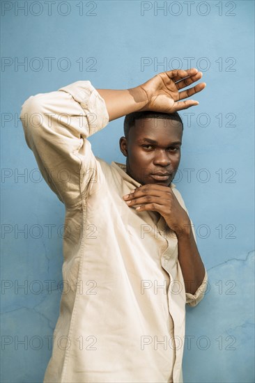 Young man posing outdoor 7