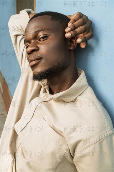 Young man posing outdoor 10