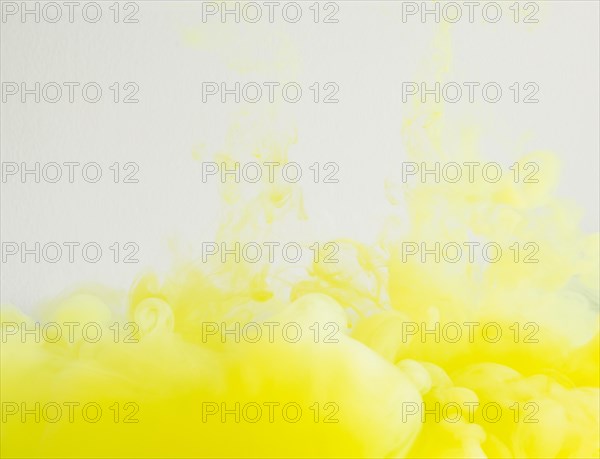 Bright dense yellow cloud