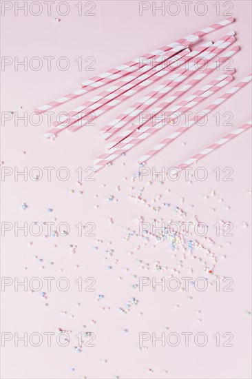 Candy cane pestle sprinkles pink backdrop