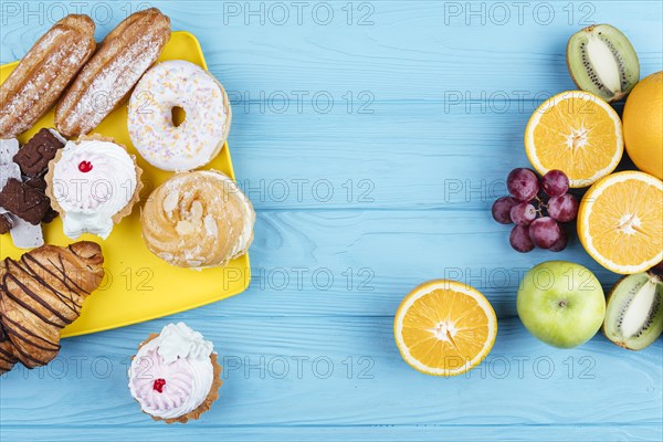 Comparison fruit candy