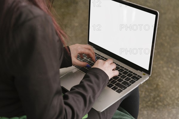 Lawyer working close up