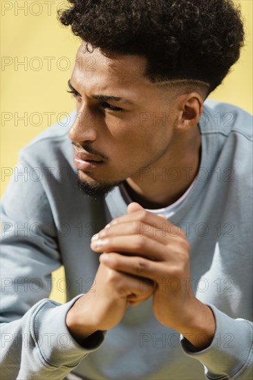 Portrait young man outdoor