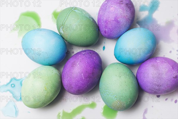 Set bright easter eggs blots