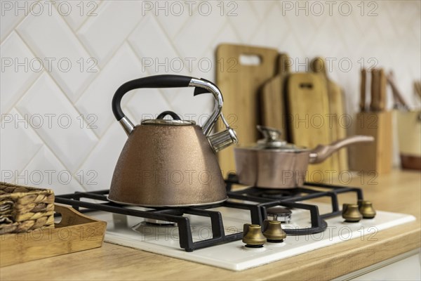 Teapot stove kitchen interior design
