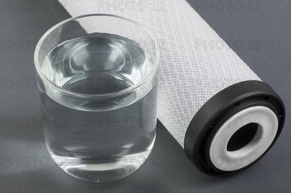 Water filter glass water