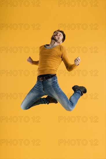 Young man jumping 2