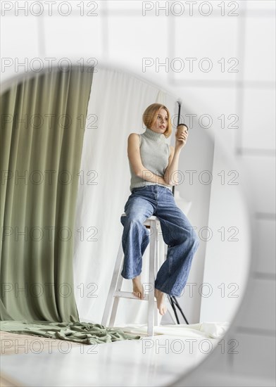 Beautiful young female posing 13