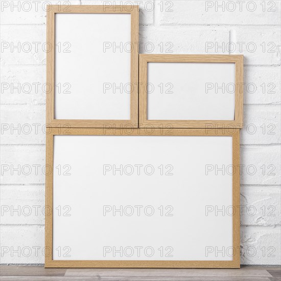 Blank frame collection shelf