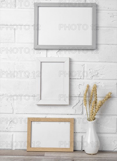 Blank frames wall vase