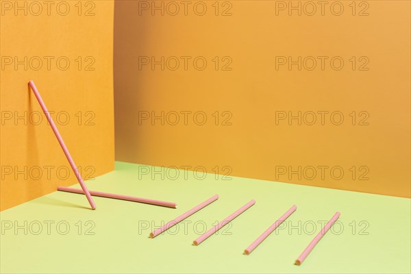 Colorful plastic straw collection 2