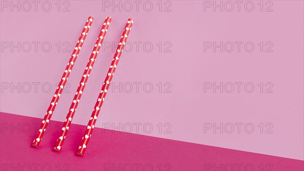 Colorful plastic straw collection 10