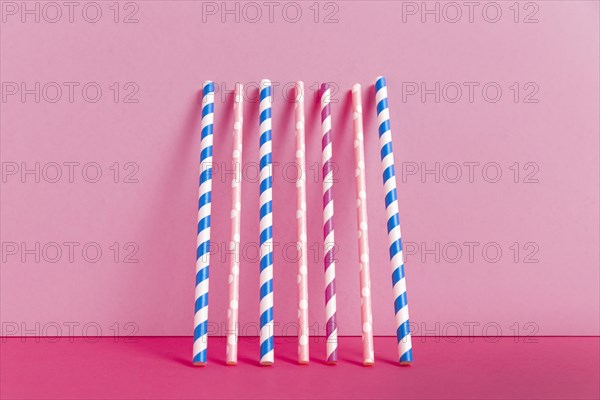 Colorful plastic straw collection 11