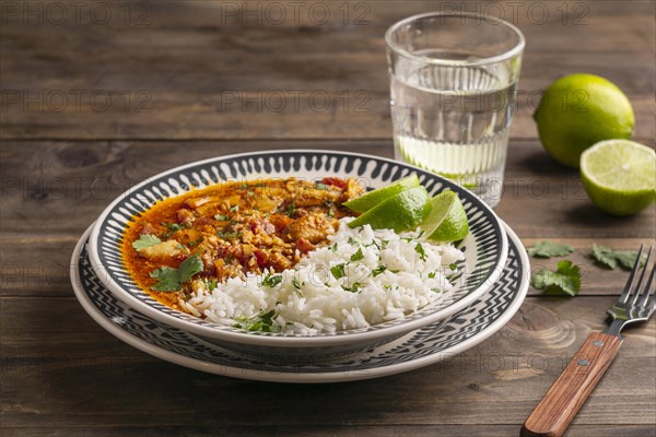 Delicious brazilian dish water glass