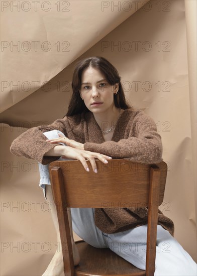 Portrait beautiful young female posing 6