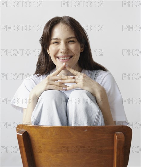 Portrait beautiful young female posing 12