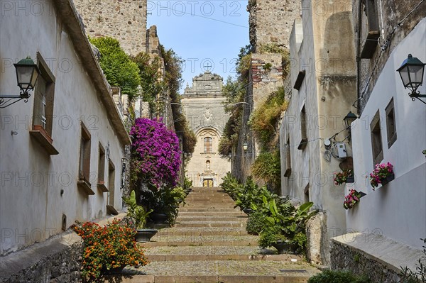 Steep stairs