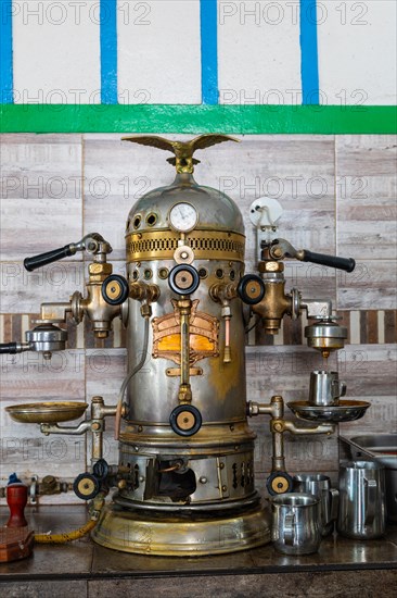 Historic espresso machine