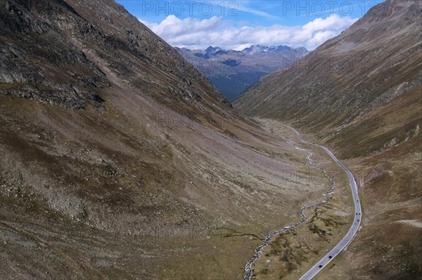 Timmelsjoch High Alpine Road between Austria and Italy