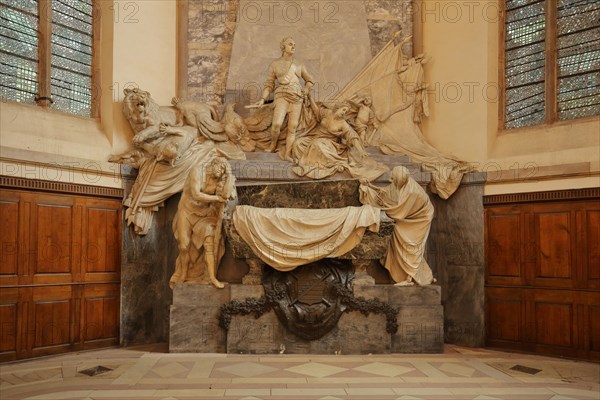 Mausoleum of Marshal Hermann Moritz of Saxony in the Church of St Thomas