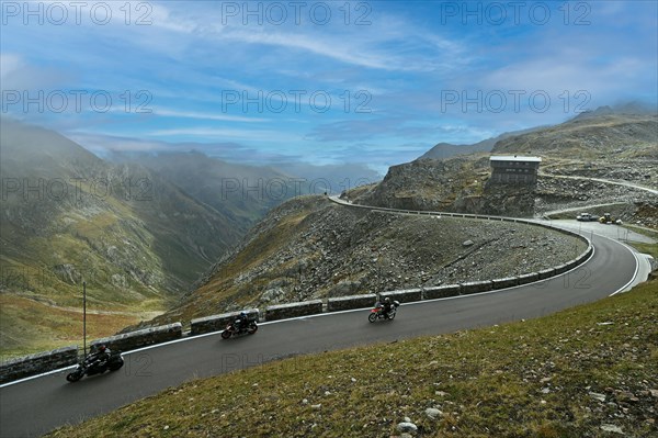 Timmelsjoch High Alpine Road between Austria and Italy