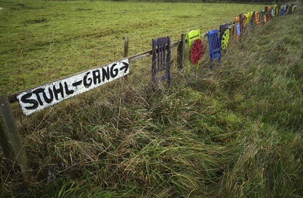 Art installation of a gallery