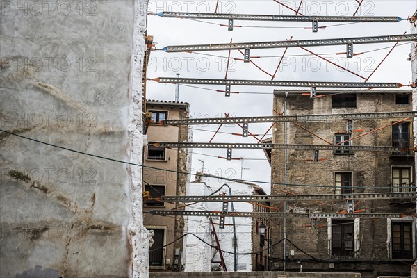 Dilapidated houses