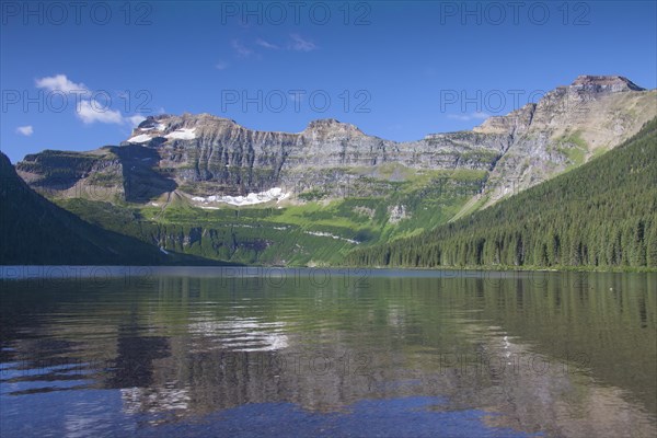 Mountains around Cameron Lake