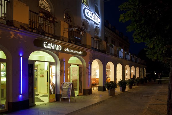 The Travemuende Casino at night