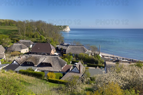 Vitt fishing village on the German Baltic Sea island of Ruegen on the Wittow peninsula near Cape Arkona