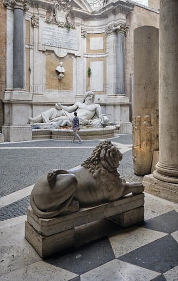 Colossal marble statue of Marforio