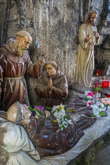 Sculptures in Grotto of St Anthony of Padua