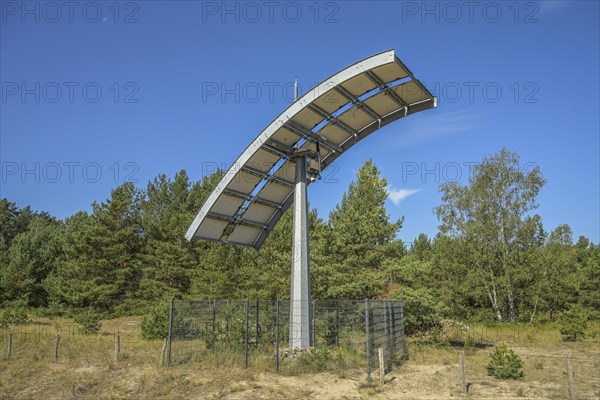 Solar panel on the German-Polish border
