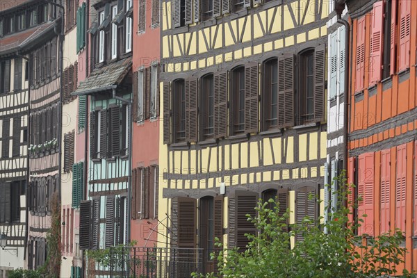 Half-timbered houses on the Duentzmuehl canal