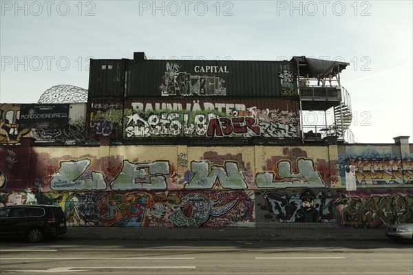 Local cultural project Bahnwaerter Thiel on the old abattoir site in Munich-Sendling