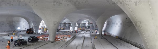 Underground cathedral: modern architecture for the billion-euro Stuttgart21 project. Two years in front of commissioning