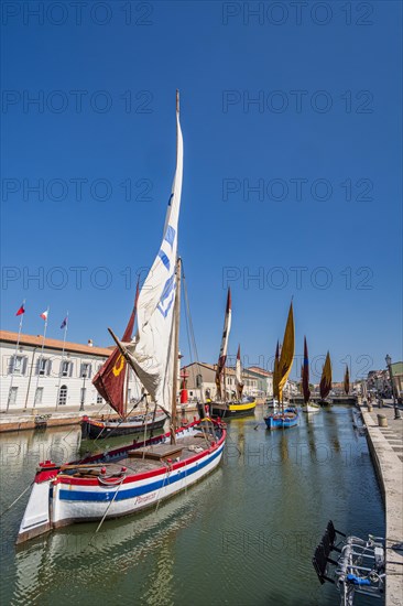 Museum ships in the harbour canal