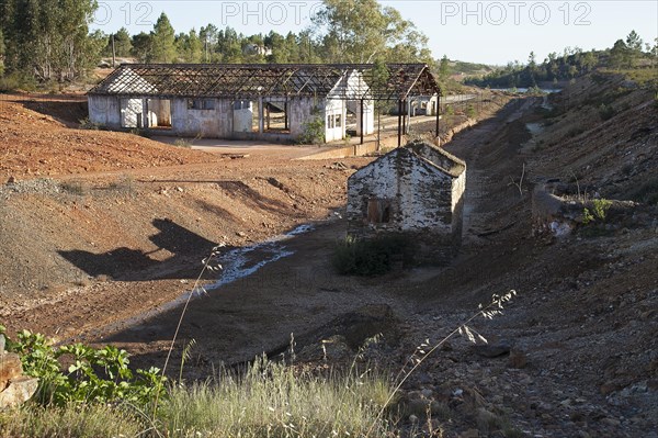 Old abandoned buildings of the Mina de Sao Domingos